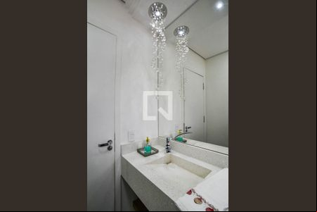 Lavabo de casa de condomínio à venda com 3 quartos, 140m² em Silveira, Santo André