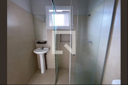 Banheiro de kitnet/studio para alugar com 1 quarto, 48m² em Scharlau, São Leopoldo
