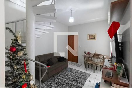 Sala de apartamento à venda com 3 quartos, 110m² em Ressaca, Contagem