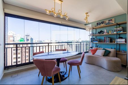Sala de apartamento para alugar com 2 quartos, 110m² em Morumbi, São Paulo