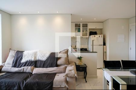 Sala de apartamento para alugar com 2 quartos, 52m² em Rudge Ramos, São Bernardo do Campo