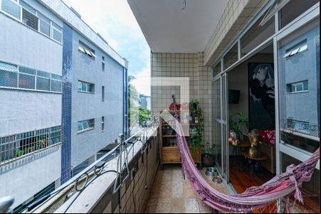 Varanda da Sala de apartamento para alugar com 4 quartos, 130m² em Buritis, Belo Horizonte