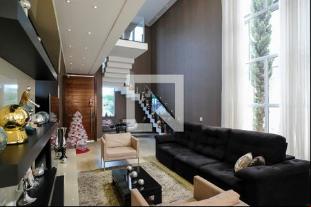 Sala de casa de condomínio à venda com 3 quartos, 420m² em Cerâmica, São Caetano do Sul
