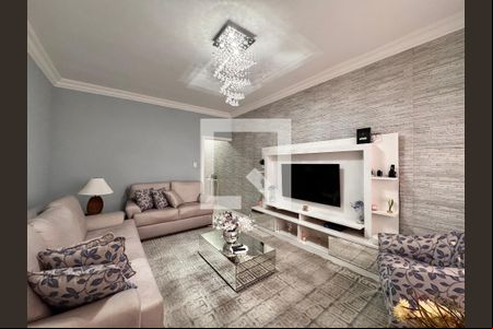 Sala de casa à venda com 3 quartos, 300m² em Cidade São Jorge, Santo André