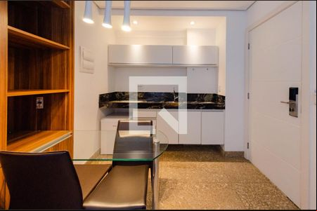 Sala/Cozinha de kitnet/studio à venda com 1 quarto, 29m² em Estoril, Belo Horizonte