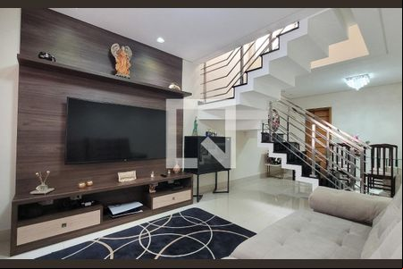 Sala de casa à venda com 3 quartos, 153m² em Vila Santa Teresa, Santo André