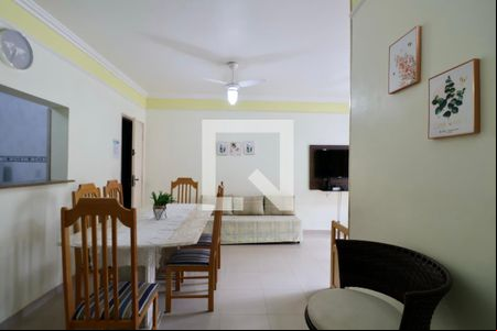 Sala de apartamento para alugar com 2 quartos, 140m² em Jardim Belmar, Guarujá