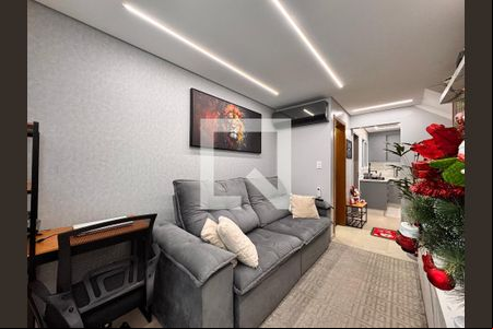 Sala de casa para alugar com 2 quartos, 90m² em Campestre, Santo André