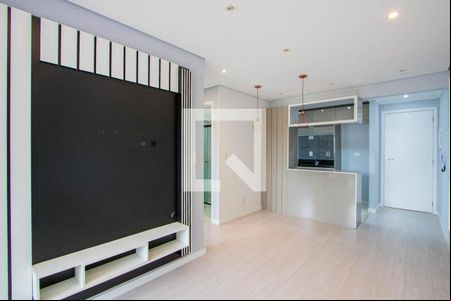 Sala de apartamento para alugar com 2 quartos, 56m² em Vila Tibiriçá, Santo André