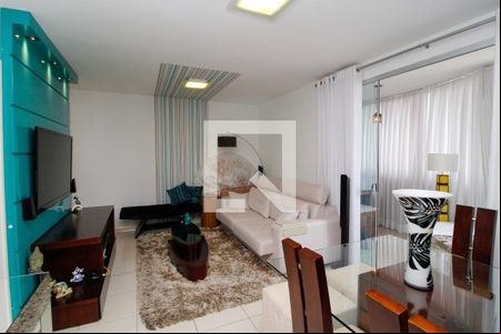 Sala de apartamento à venda com 3 quartos, 81m² em Buritis, Belo Horizonte