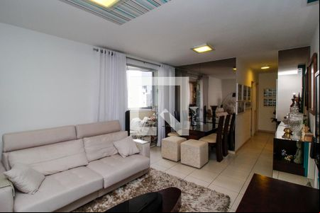 Sala de apartamento à venda com 3 quartos, 81m² em Buritis, Belo Horizonte