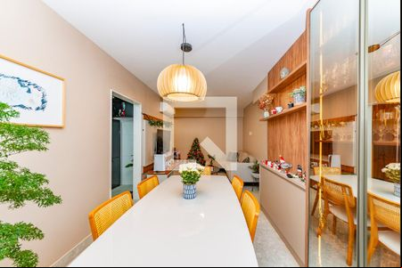 Sala de apartamento à venda com 3 quartos, 106m² em Vila Paris, Belo Horizonte