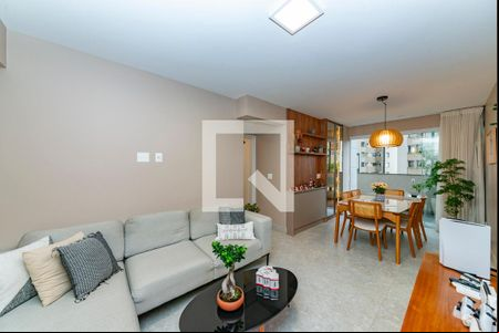 Sala de apartamento à venda com 3 quartos, 106m² em Vila Paris, Belo Horizonte