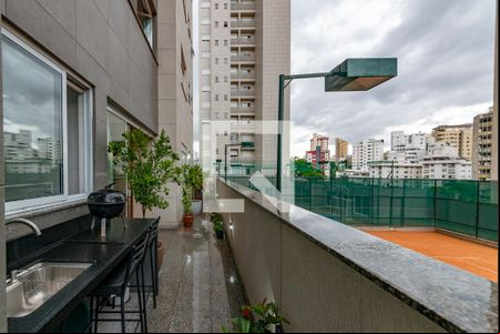 Varanda da Sala de apartamento à venda com 3 quartos, 106m² em Vila Paris, Belo Horizonte