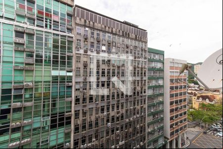 Vista da Sala de apartamento à venda com 1 quarto, 32m² em Centro, Niterói