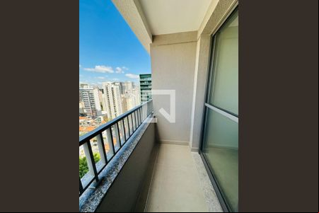 Varanda Studio de apartamento para alugar com 1 quarto, 25m² em Vila Olímpia, São Paulo