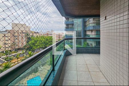 varanda de apartamento para alugar com 2 quartos, 75m² em Jardim Sao Miguel, Guarujá