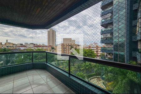 varanda  de apartamento para alugar com 2 quartos, 75m² em Jardim Sao Miguel, Guarujá