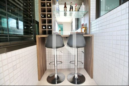 Varanda da Sala de kitnet/studio para alugar com 1 quarto, 30m² em Boca do Rio, Salvador