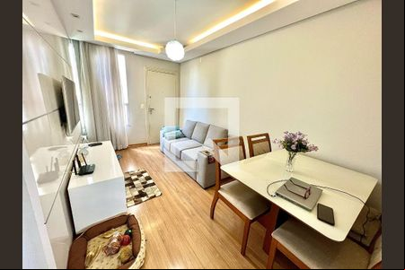 Sala de apartamento à venda com 2 quartos, 51m² em São João Batista, Belo Horizonte