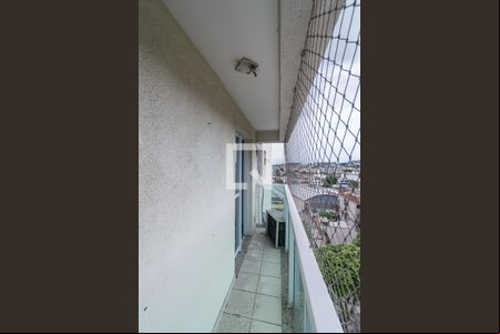 Varanda da Sala de apartamento à venda com 2 quartos, 59m² em Bonsucesso, Rio de Janeiro
