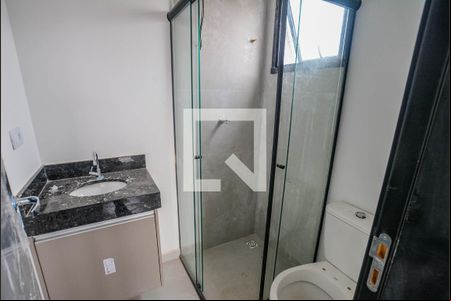 Banheiro de apartamento para alugar com 1 quarto, 22m² em Bangú, Santo André