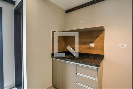 Sala/Cozinha de apartamento para alugar com 1 quarto, 24m² em Bangú, Santo André