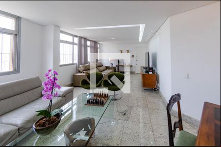 Sala de apartamento à venda com 4 quartos, 150m² em Gutierrez, Belo Horizonte