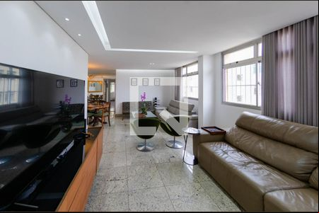 Sala de apartamento à venda com 4 quartos, 150m² em Gutierrez, Belo Horizonte