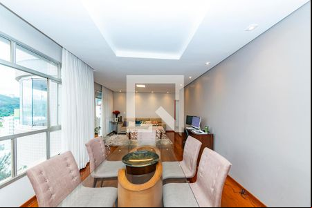 Sala de apartamento à venda com 4 quartos, 160m² em Buritis, Belo Horizonte