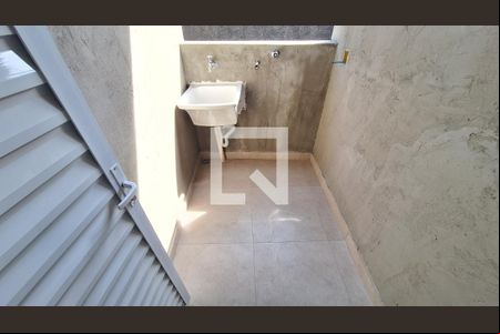 Área de Serviço de kitnet/studio para alugar com 1 quarto, 18m² em Vila Romana, São Paulo
