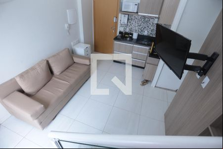 Sala de apartamento para alugar com 1 quarto, 60m² em Guara, Brasília
