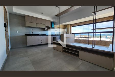 Sala de apartamento para alugar com 2 quartos, 66m² em Ponta da Praia, Santos