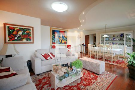 Sala de apartamento à venda com 3 quartos, 198m² em Santo Antônio, Belo Horizonte