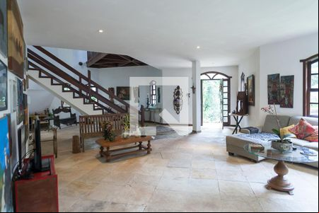 sala de casa de condomínio para alugar com 4 quartos, 1800m² em Ipê, Nova Lima