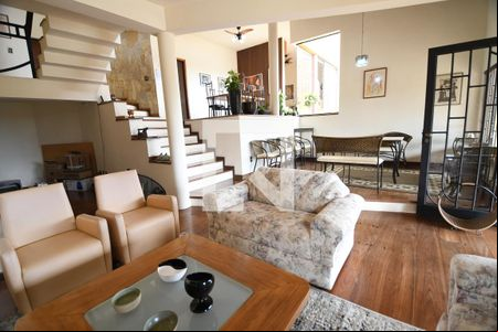 Sala de casa de condomínio à venda com 5 quartos, 400m² em Residencial Vila Verde, Campinas