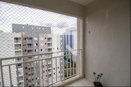 Varanda da Sala de apartamento para alugar com 3 quartos, 63m² em Parque Campolim, Sorocaba