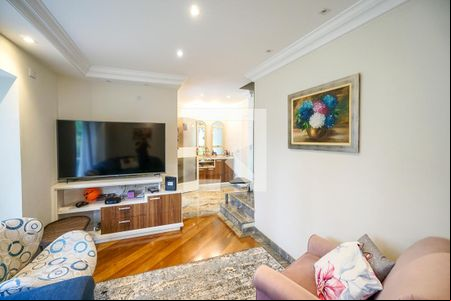 Sala de estar de casa de condomínio para alugar com 4 quartos, 355m² em Vila Carrão, São Paulo