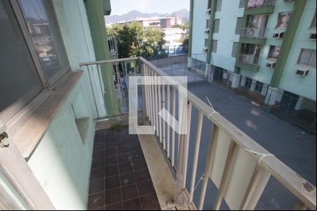Varanda da Sala de apartamento à venda com 3 quartos, 74m² em Taquara, Rio de Janeiro
