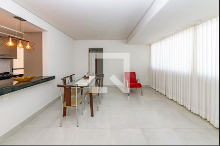 Sala de apartamento à venda com 3 quartos, 116m² em Alto Caiçaras, Belo Horizonte