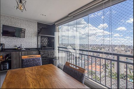 Sacada com churrasqueira de apartamento para alugar com 2 quartos, 69m² em Vila Vermelha, São Paulo