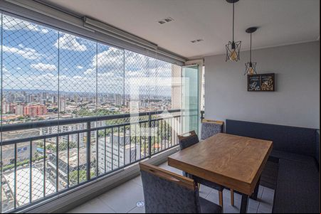 Sacada com churrasqueira de apartamento para alugar com 2 quartos, 69m² em Vila Vermelha, São Paulo
