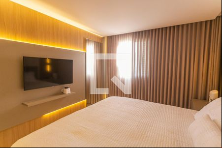 Suíte de apartamento à venda com 3 quartos, 113m² em Colégio Batista, Belo Horizonte