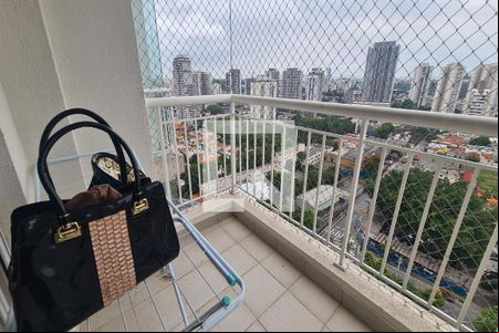 Varanda da Sala de apartamento à venda com 3 quartos, 63m² em Vila Santa Clara, São Paulo