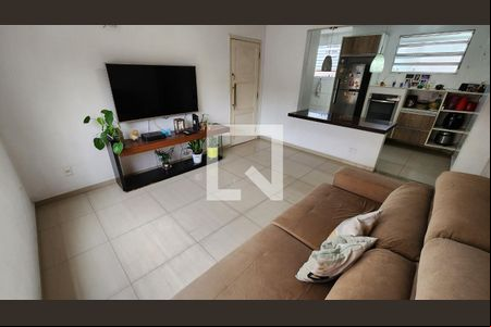 Sala de apartamento para alugar com 2 quartos, 79m² em Aparecida, Santos