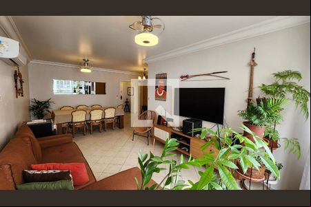 Sala de apartamento para alugar com 3 quartos, 164m² em Boqueirão, Santos