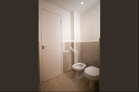 Banheiro social de kitnet/studio à venda com 1 quarto, 40m² em Ipanema, Rio de Janeiro