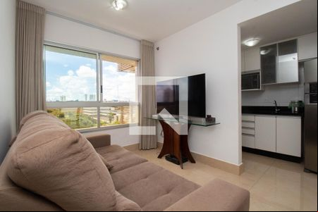 Sala de apartamento para alugar com 2 quartos, 55m² em Águas Claras, Brasília