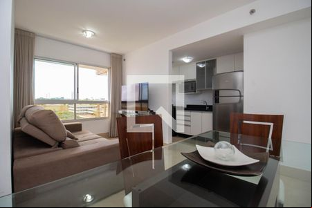 Sala de apartamento para alugar com 2 quartos, 55m² em Águas Claras, Brasília