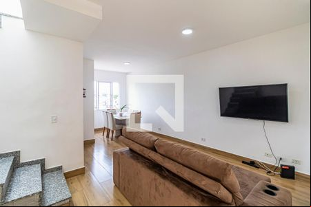 Sala de casa de condomínio à venda com 3 quartos, 130m² em Jardim Celeste, São Paulo